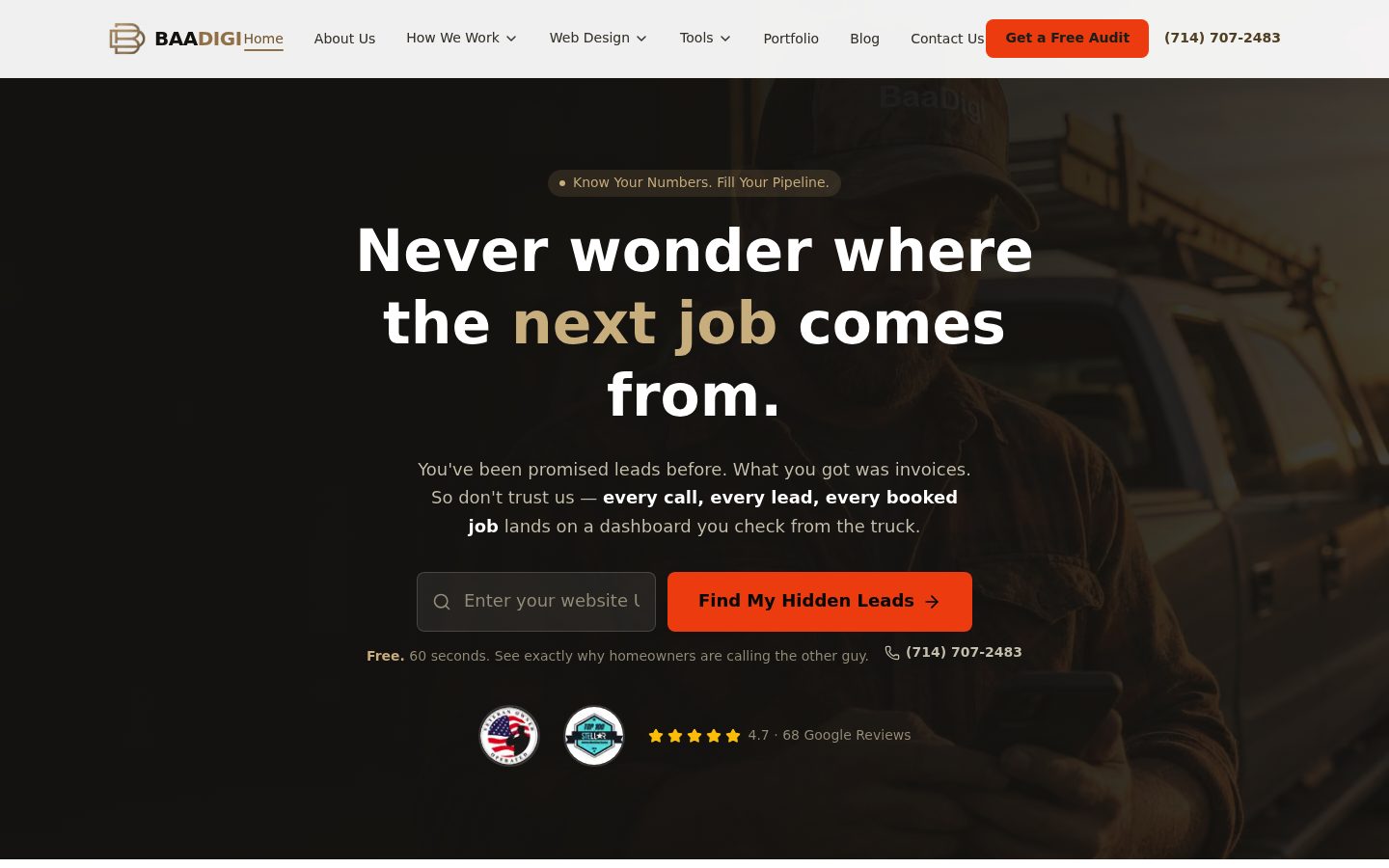 BaaDigi website preview