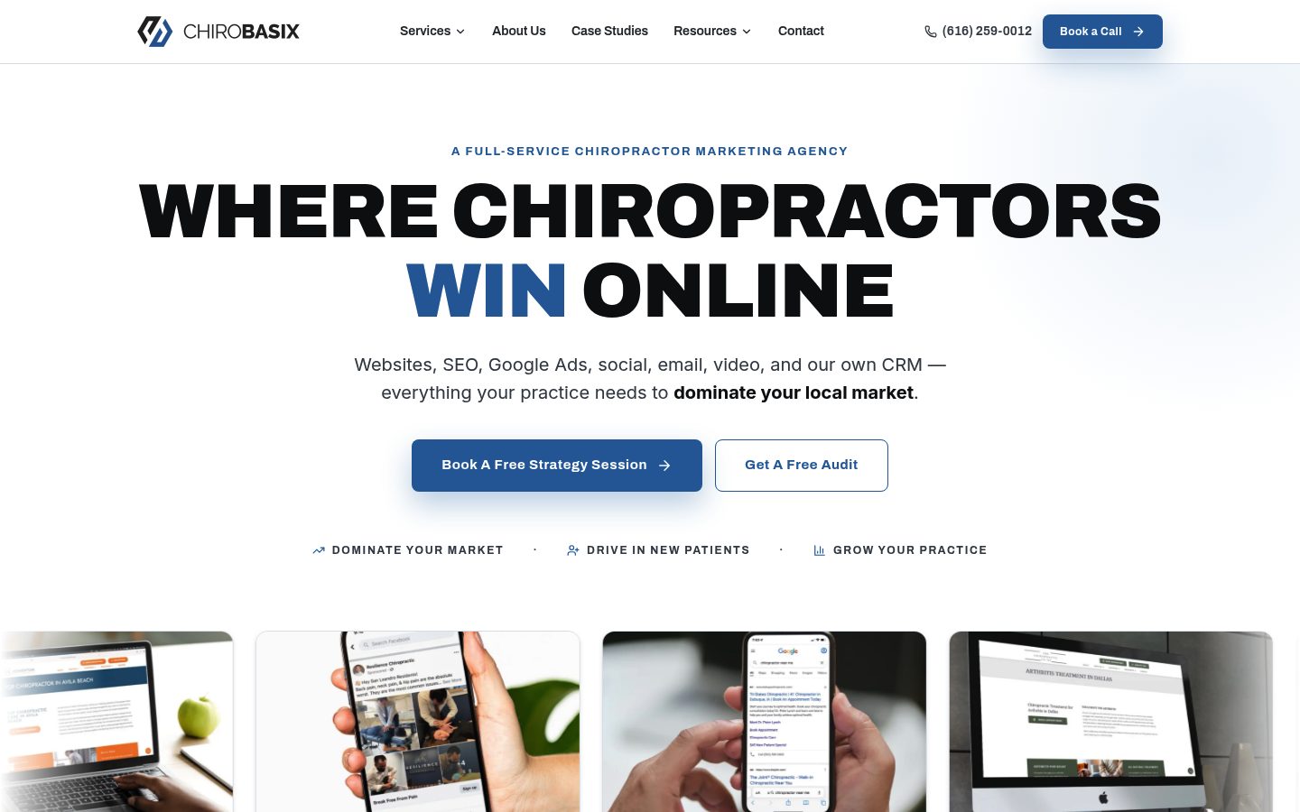 CHIROBASIX website preview