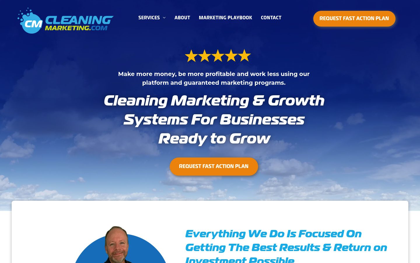 CleaningMarketing.com website preview