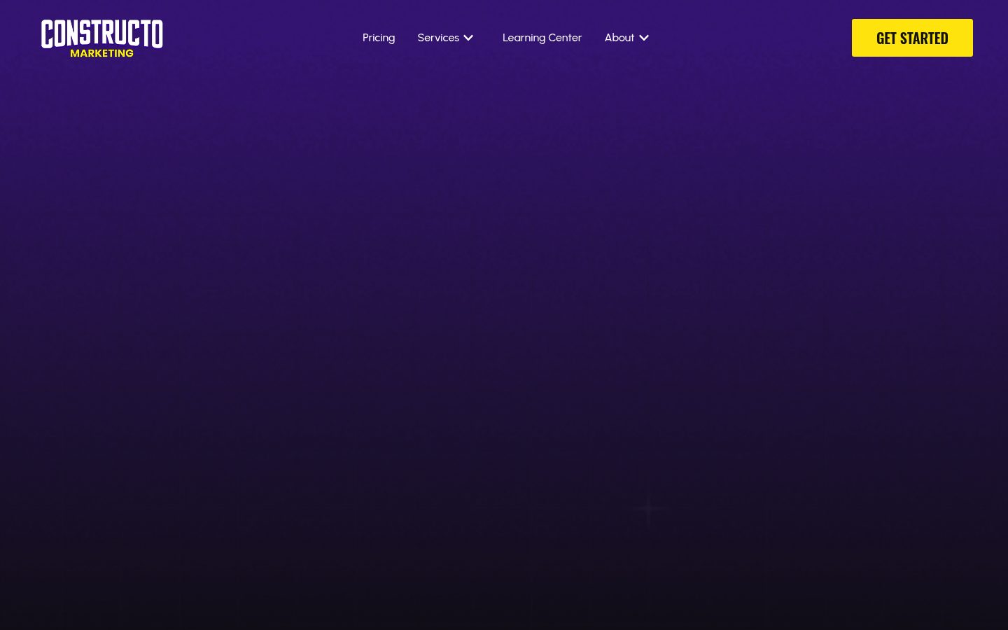 Constructo Marketing website preview