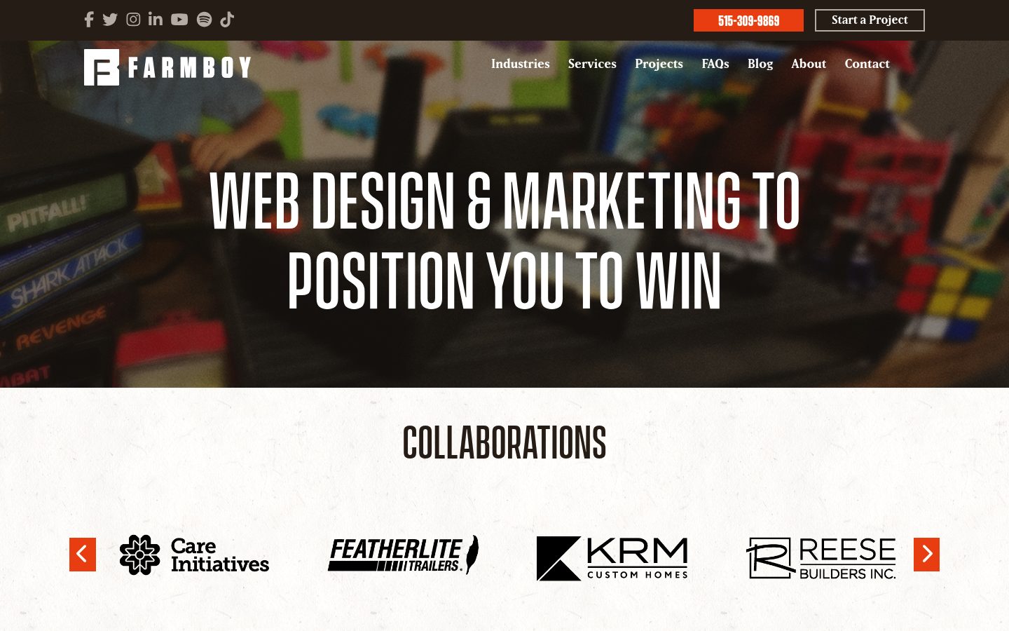 Farmboy website preview
