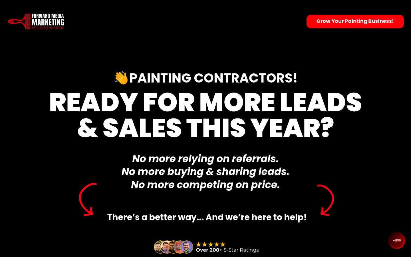 Forward Media Marketing website preview
