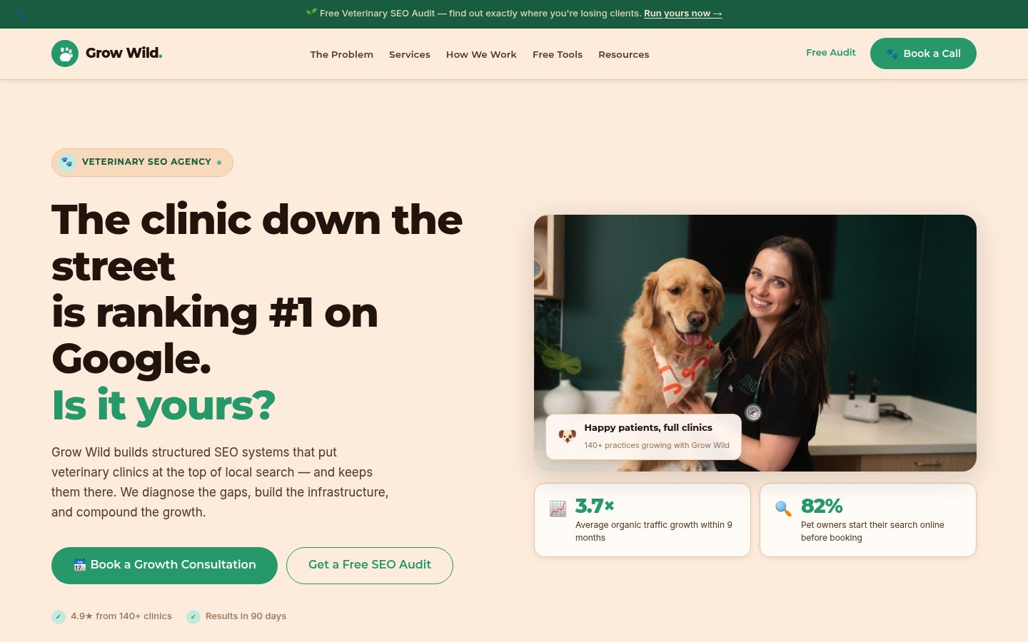 Grow Wild Agency website preview
