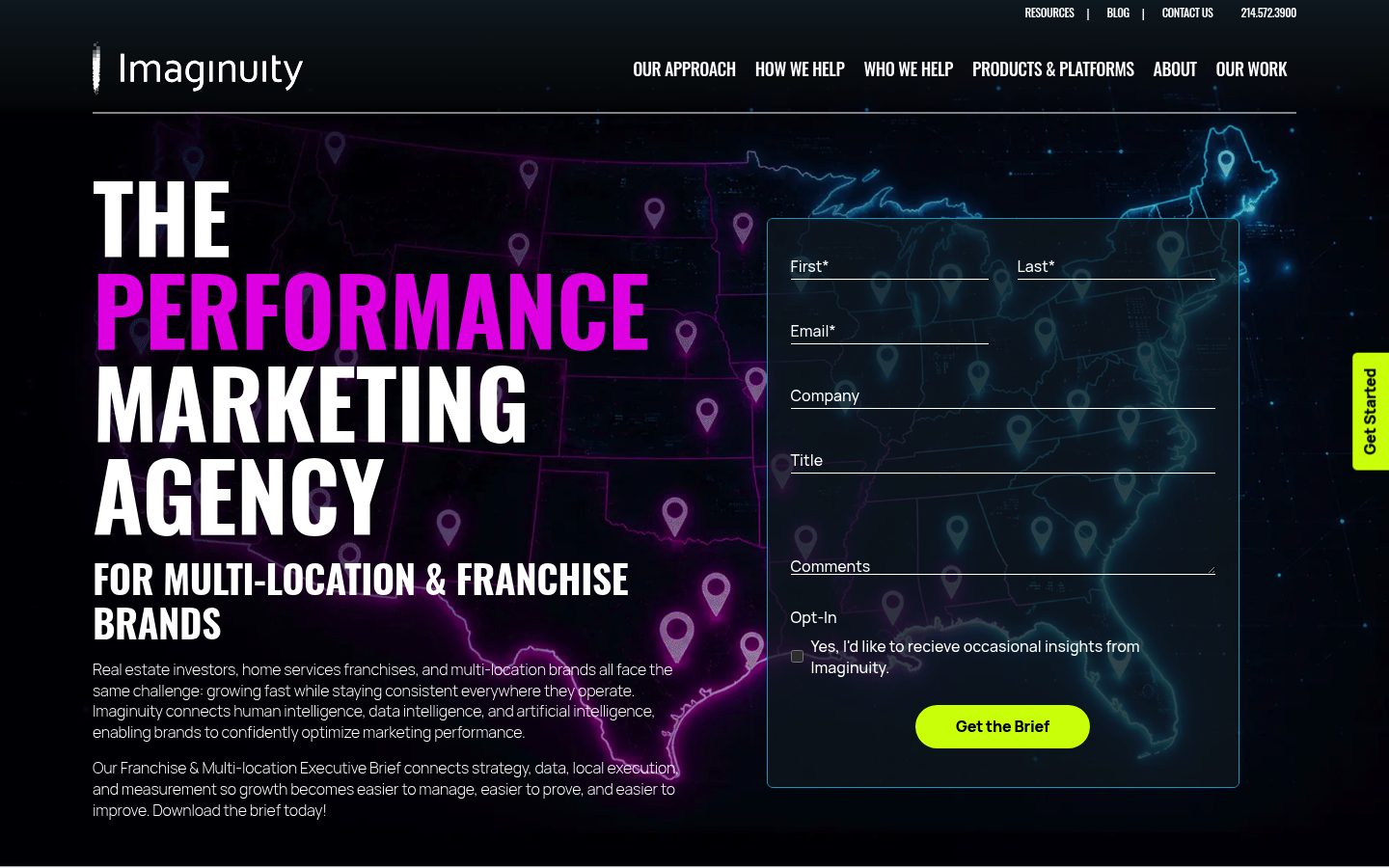 Imaginuity website preview