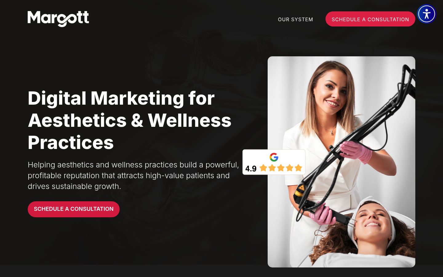 Margott website preview