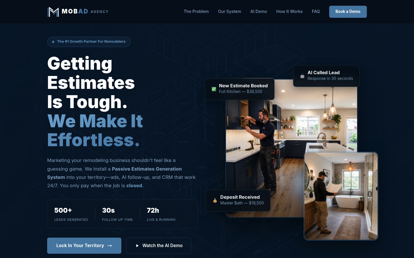 MOBAD website preview