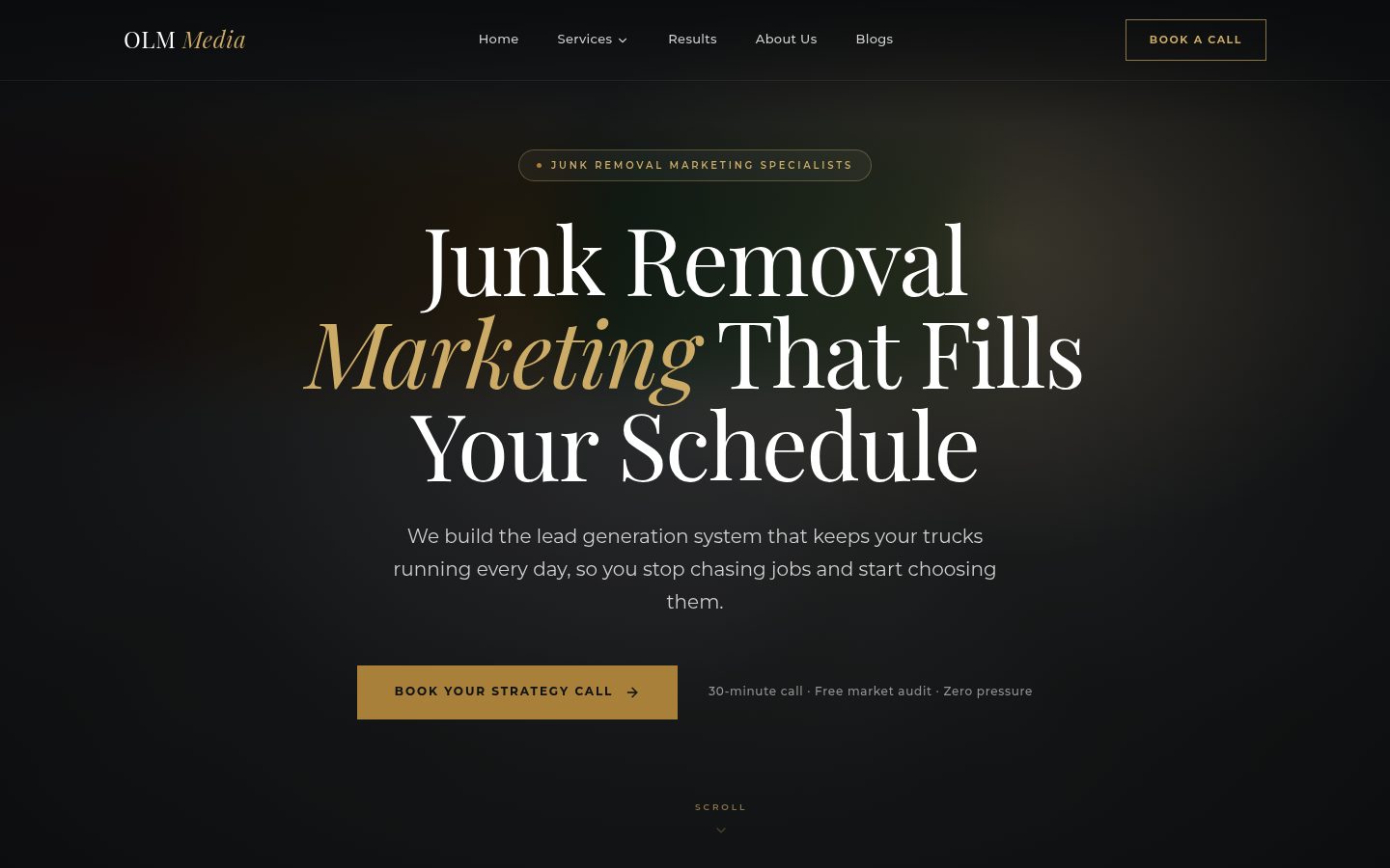 OLM Media website preview