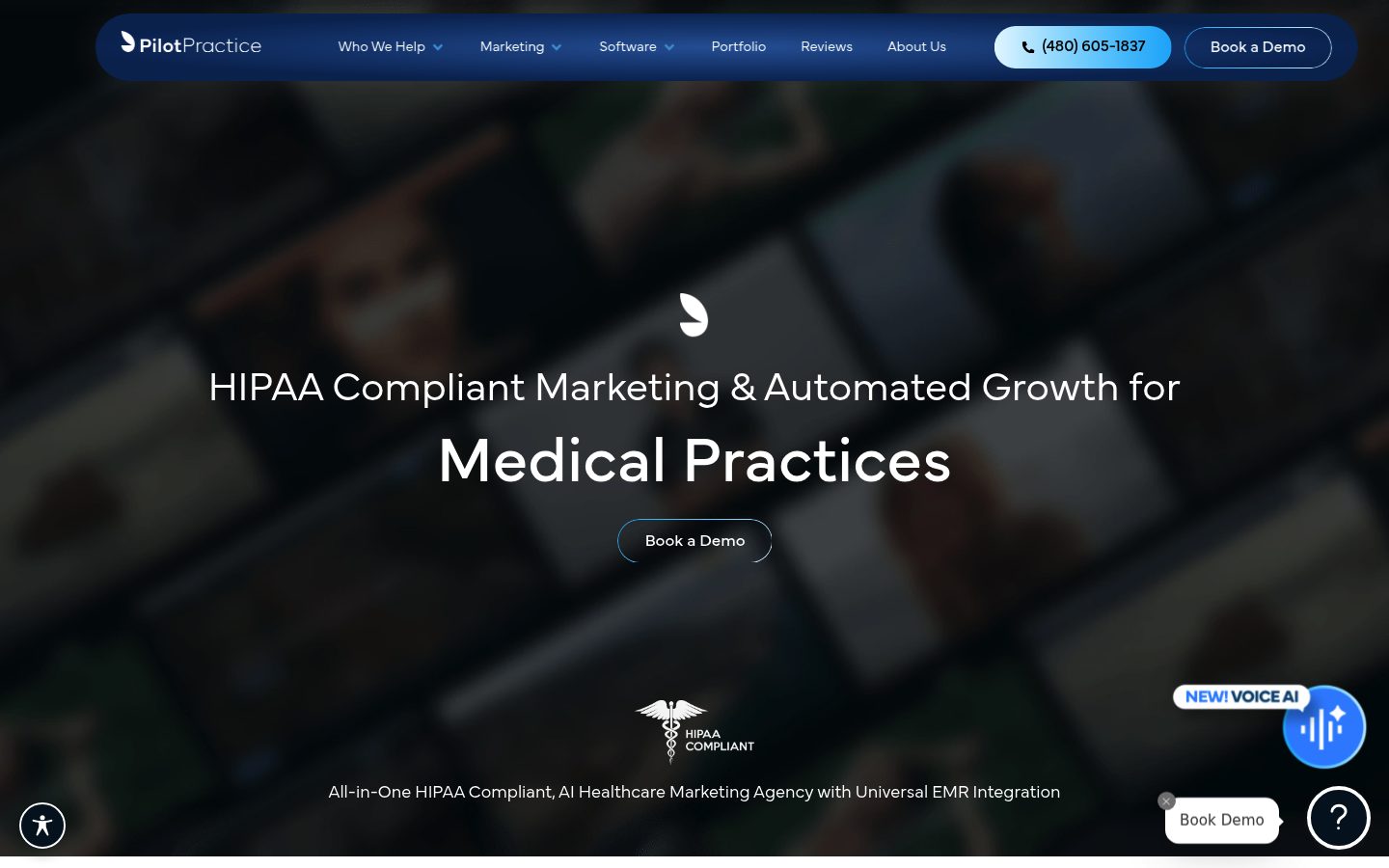 PilotPractice website preview