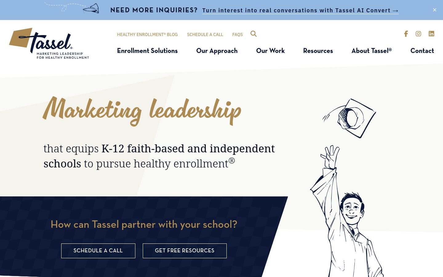 Tassel website preview