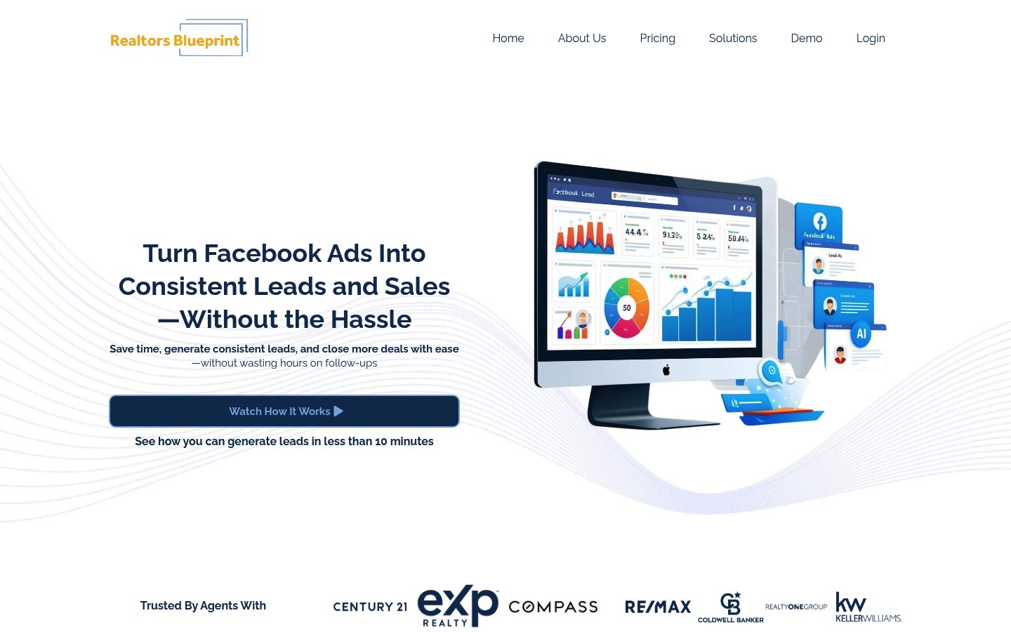 The Realtors Blueprint website preview