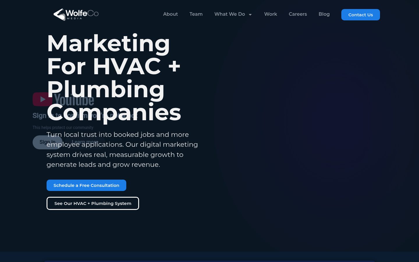 WolfeCo Media website preview